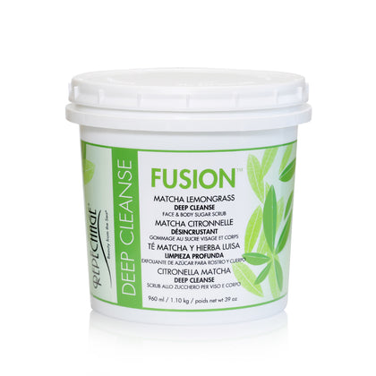 FUSION™ MATCHA LEMONGRASS DEEP CLEANSE FACE & BODY SUGAR SCRUB